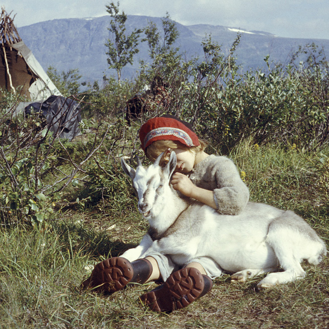 Girl with Goat